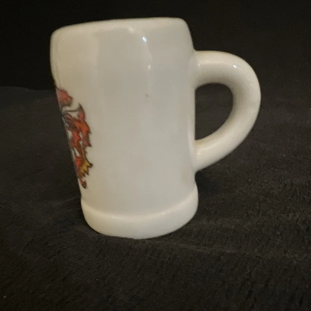 Vintage Miniature Beer Steins Mugs Lot Munchen Munich & Coat Of arms & Vase 3 Pc